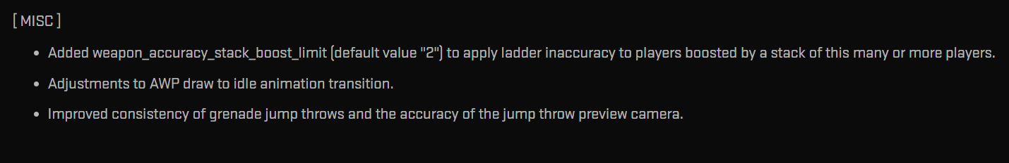 grenade update cs2