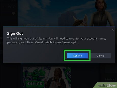  Log Out and Back Into Steam