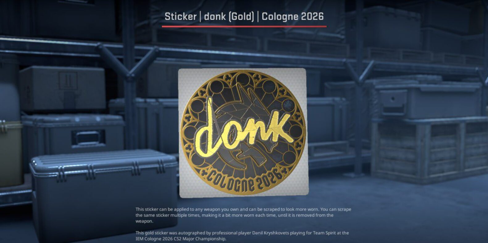 donk Gold Cologne 2026