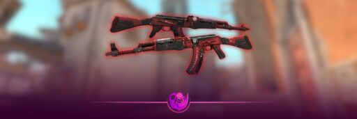 All red skins CS2 complete red loadout with AK-47 AWP M4 knife and gloves