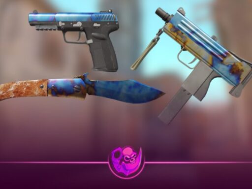 Cheapest CS2 Blue Gem skins and knives in 2026