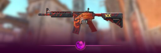 M4A4 Howl Factory New CS2 skin with updated 2026 price guide