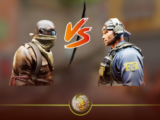 CS2 1v1 guide with two players dueling on a custom map
