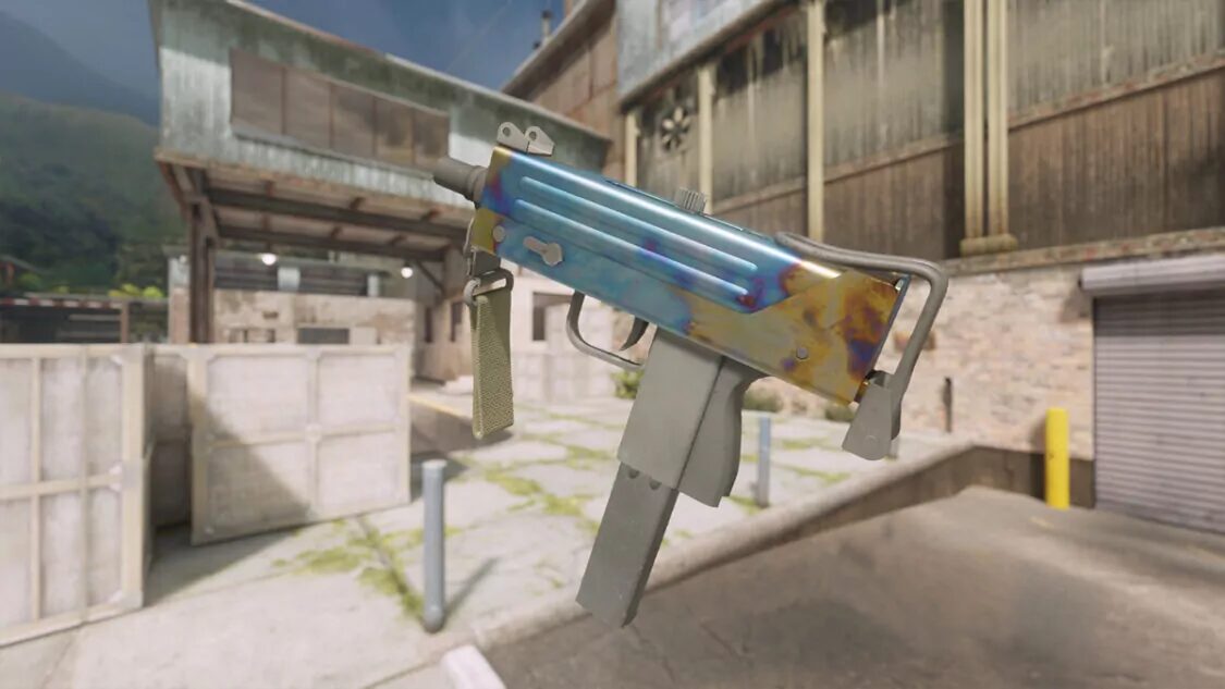 MAC-10 Case Hardened Blue Gem