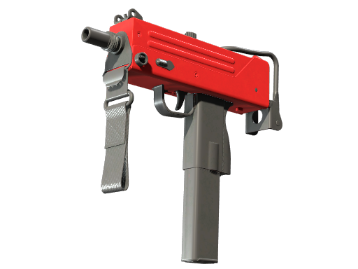 MAC-10 Candy Apple cheap red CS2 skin for a budget loadout