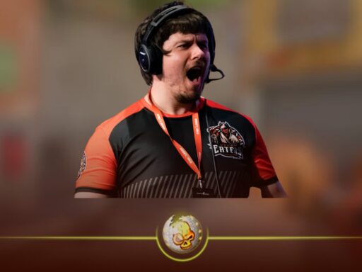 Team zoneR CS2 player on stage during a Counter-Strike 2 event