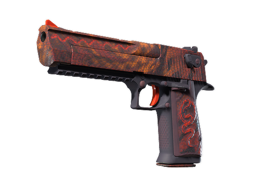 Desert Eagle Serpent Strike budget red rifle skin in CS2
