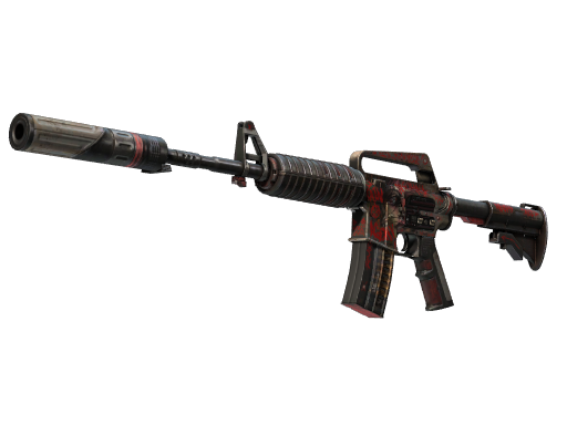 M4A1-S Night Terror red skins