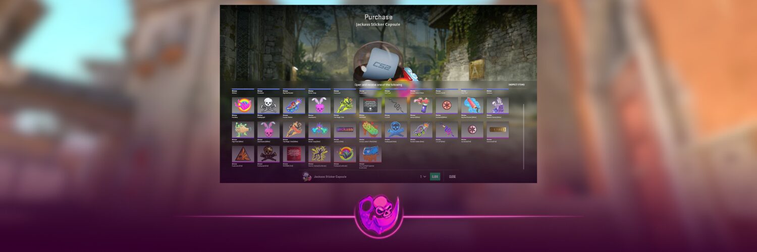 CS2 Jackass sticker capsule with new Jackass stickers in Counter Strike 2