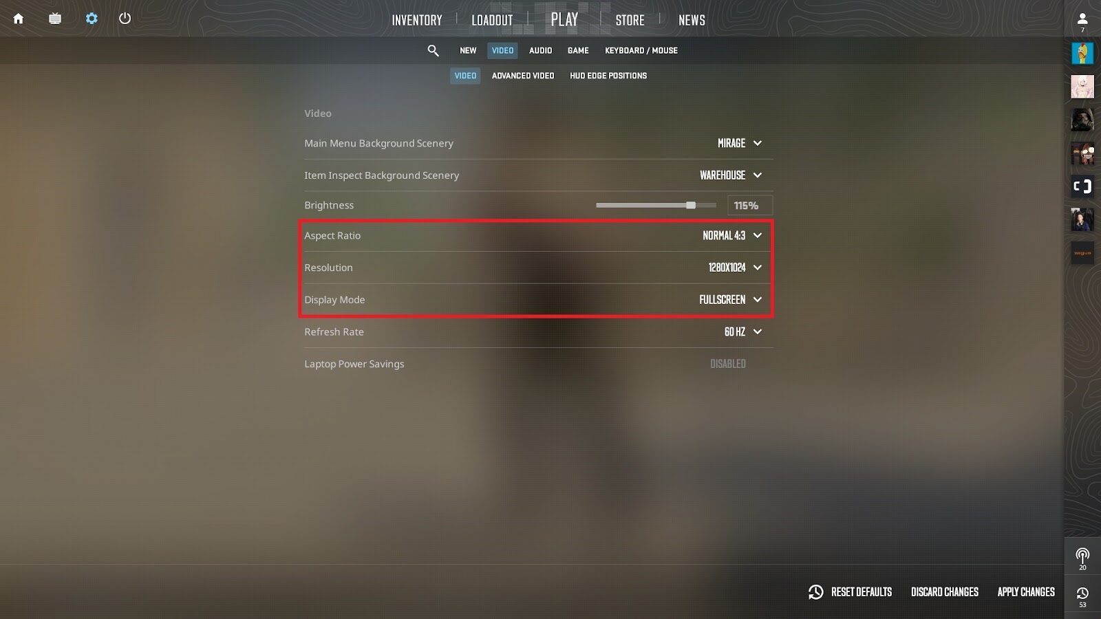 Reset Your Resolution and Display Mode how to fix mouse cs2