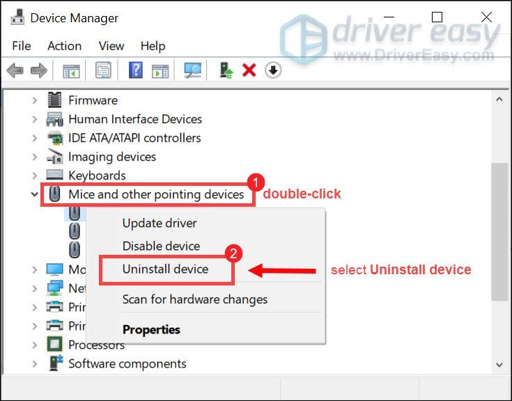 Update or Reinstall the Mouse Driver how to fix mouse in cs2