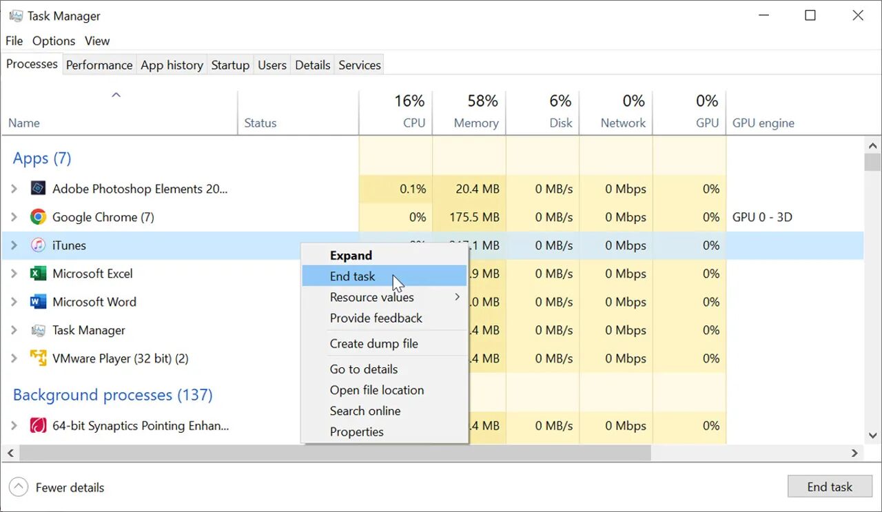 Close Programs Running in the Background cs2