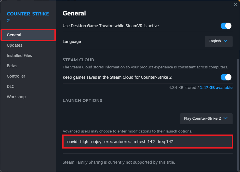 Do Not Copy Huge Launch-Option Lists cs2