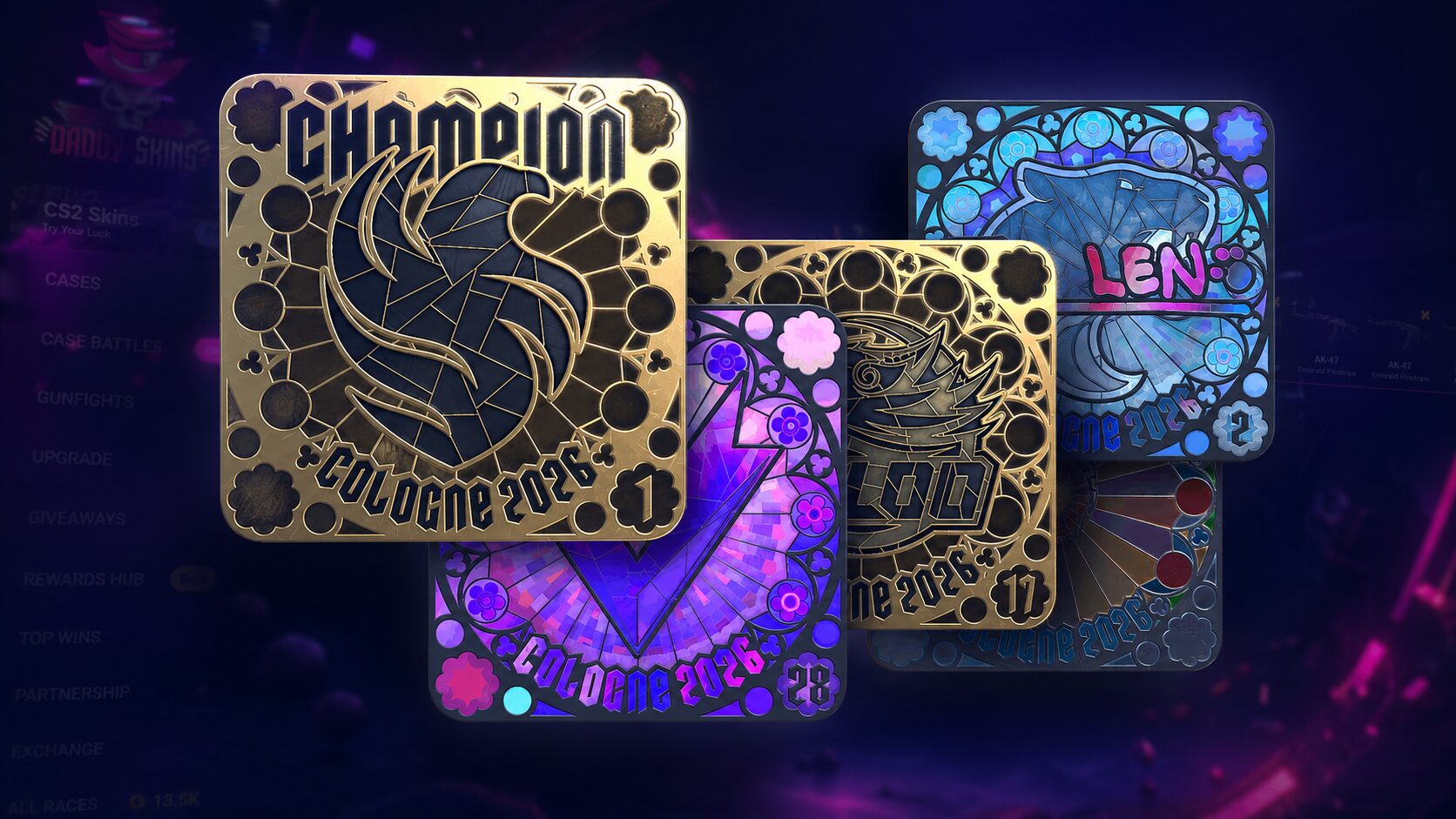 CS2 Update Adds Cologne 2026 Ranked Stickers