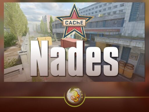 CS2 Cache nades 2026 guide with best smokes, flashes and Molotov lineups