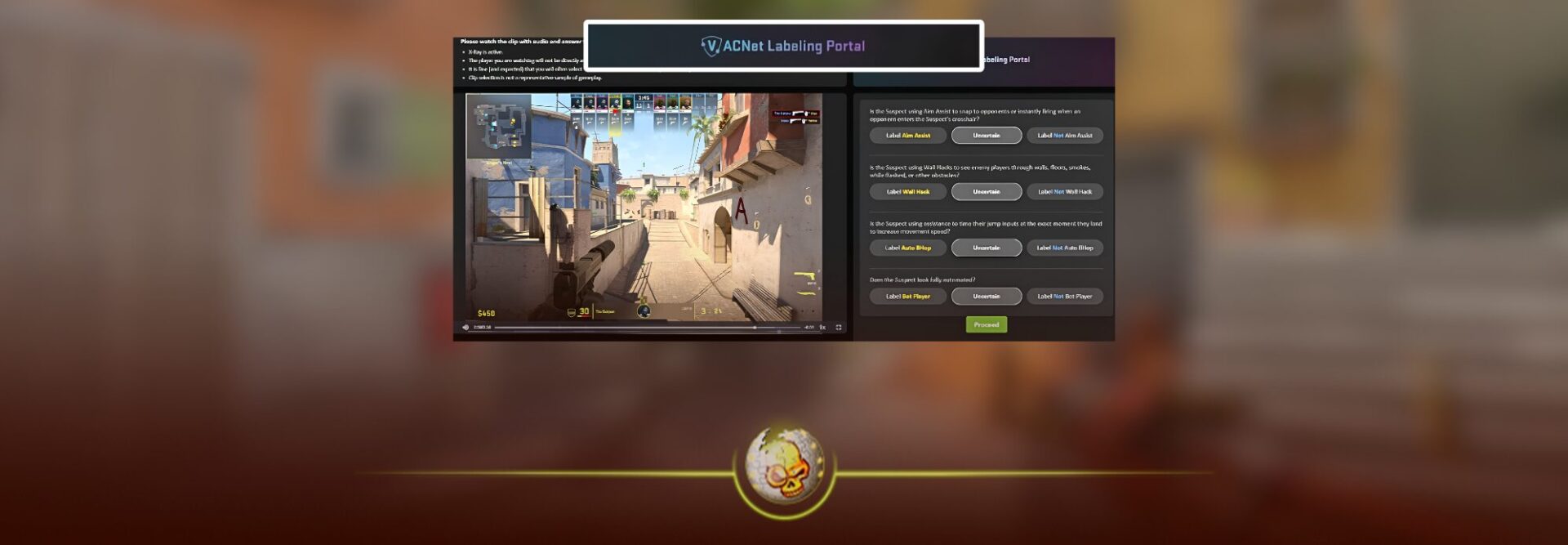 CS2 VACNet Labeling Portal and Video Review system