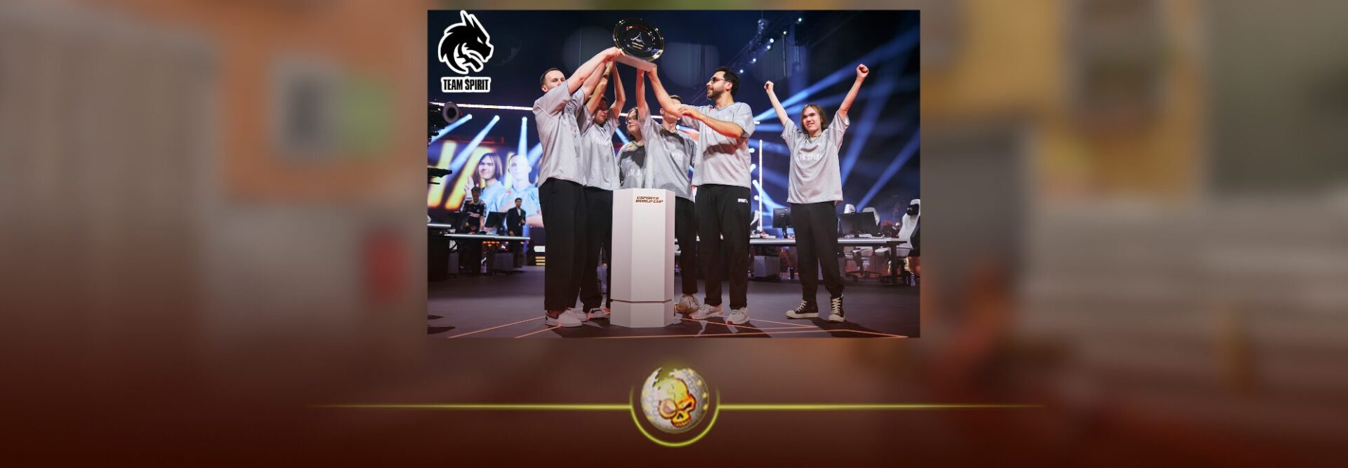 Alt Text: Team Spirit win CS2 at EWC 2026 on the final day
