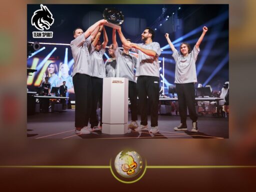 Alt Text: Team Spirit win CS2 at EWC 2026 on the final day