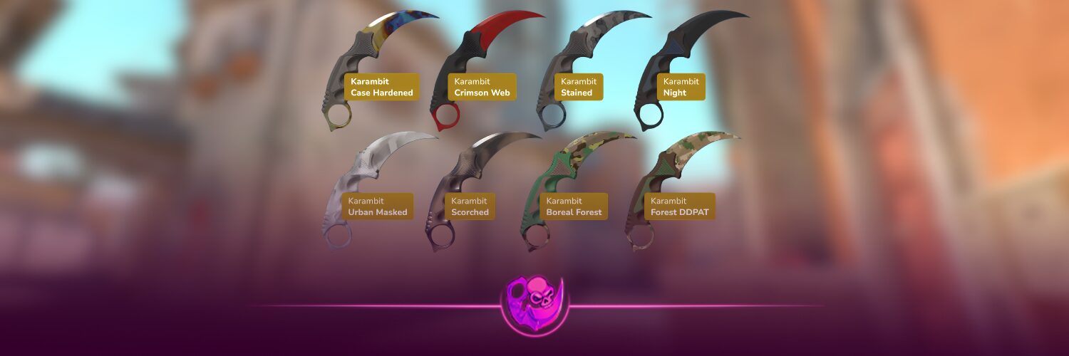 Cheapest Karambit in CS2 2026 showing affordable Karambit knife skins