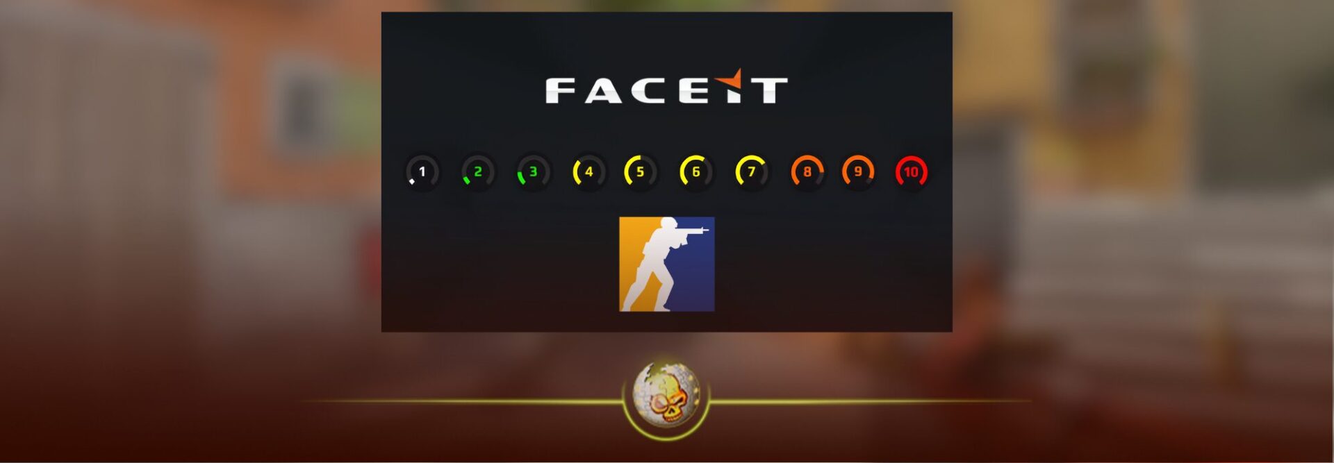 FACEIT CS2 ranks and Elo levels 1 to 10 in 2026