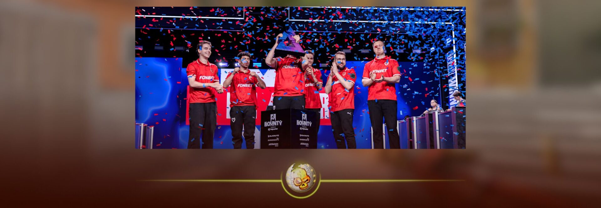 MOUZ celebrate winning BLAST Bounty Season 2 after defeating Team Spirit 3 to 1