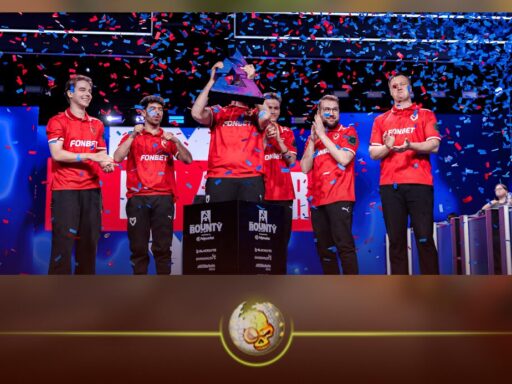 MOUZ celebrate winning BLAST Bounty Season 2 after defeating Team Spirit 3 to 1