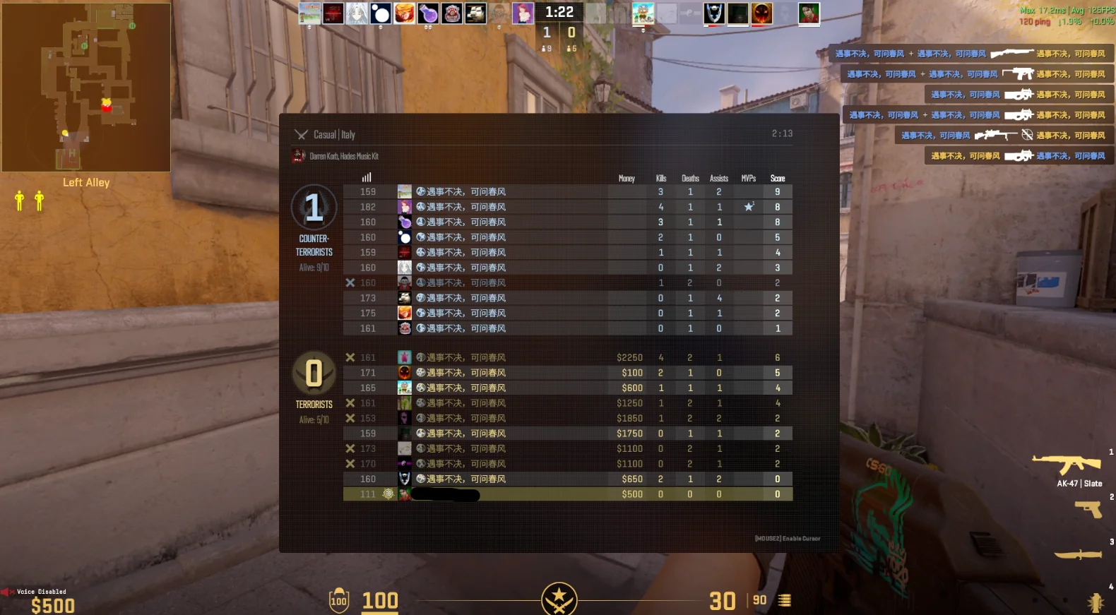 CS2 Deathmatch bot farming