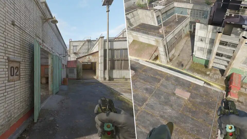 CS2 Cache Garage Mid flash lineup 2026