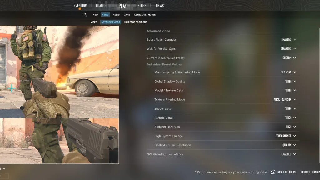 Reduce Input Lag cs2