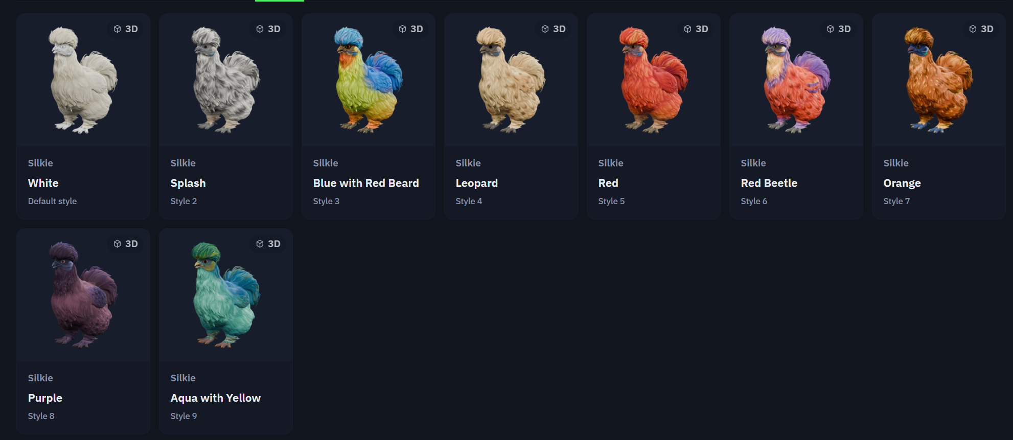 All Silkie Chicken Skins in CS2