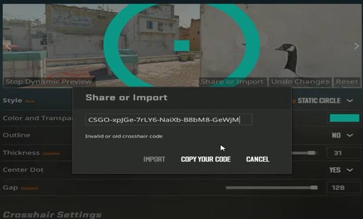 CS2 Crosshairs Are Now Resolution Independent
