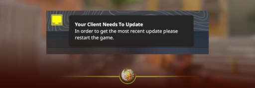 CS2 client needs to update error message
