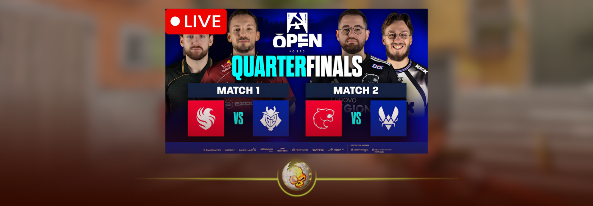 Falcons vs G2 BLAST Open Porto 2026 quarterfinal
