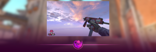 CS2 skin inspect server showing weapon skins in game