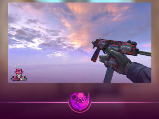 CS2 skin inspect server showing weapon skins in game