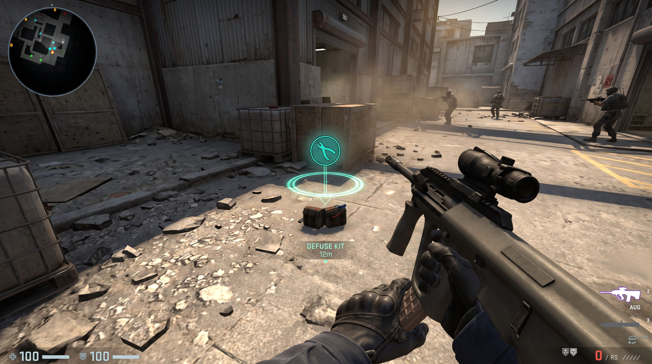 CS2 October 8 Update: AUG Buff & Defuse Kit Ping