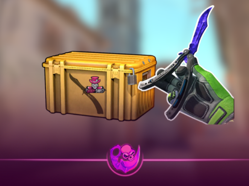 Butterfly Knife with CS2 weapon cases