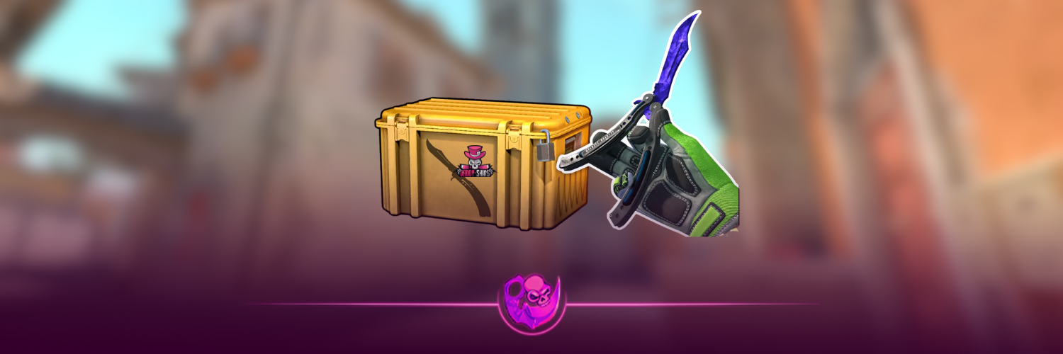 Butterfly Knife with CS2 weapon cases
