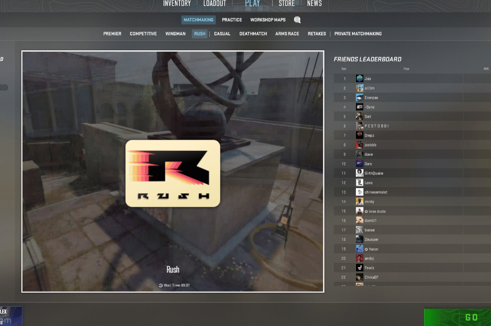 cs2 rush mode how to play