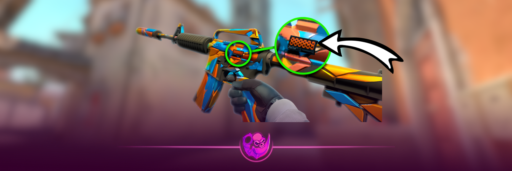 StatTrak kill counter on a weapon skin in CS2