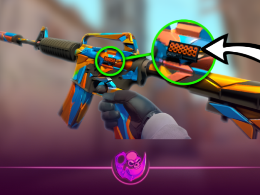 StatTrak kill counter on a weapon skin in CS2